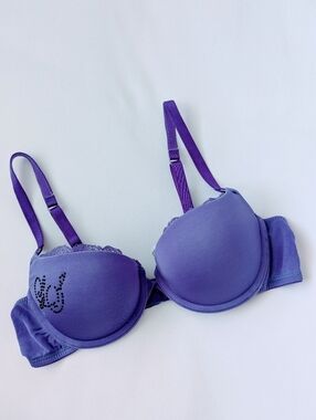 La Senza Purple Push-Up Bra with Decorative Accent